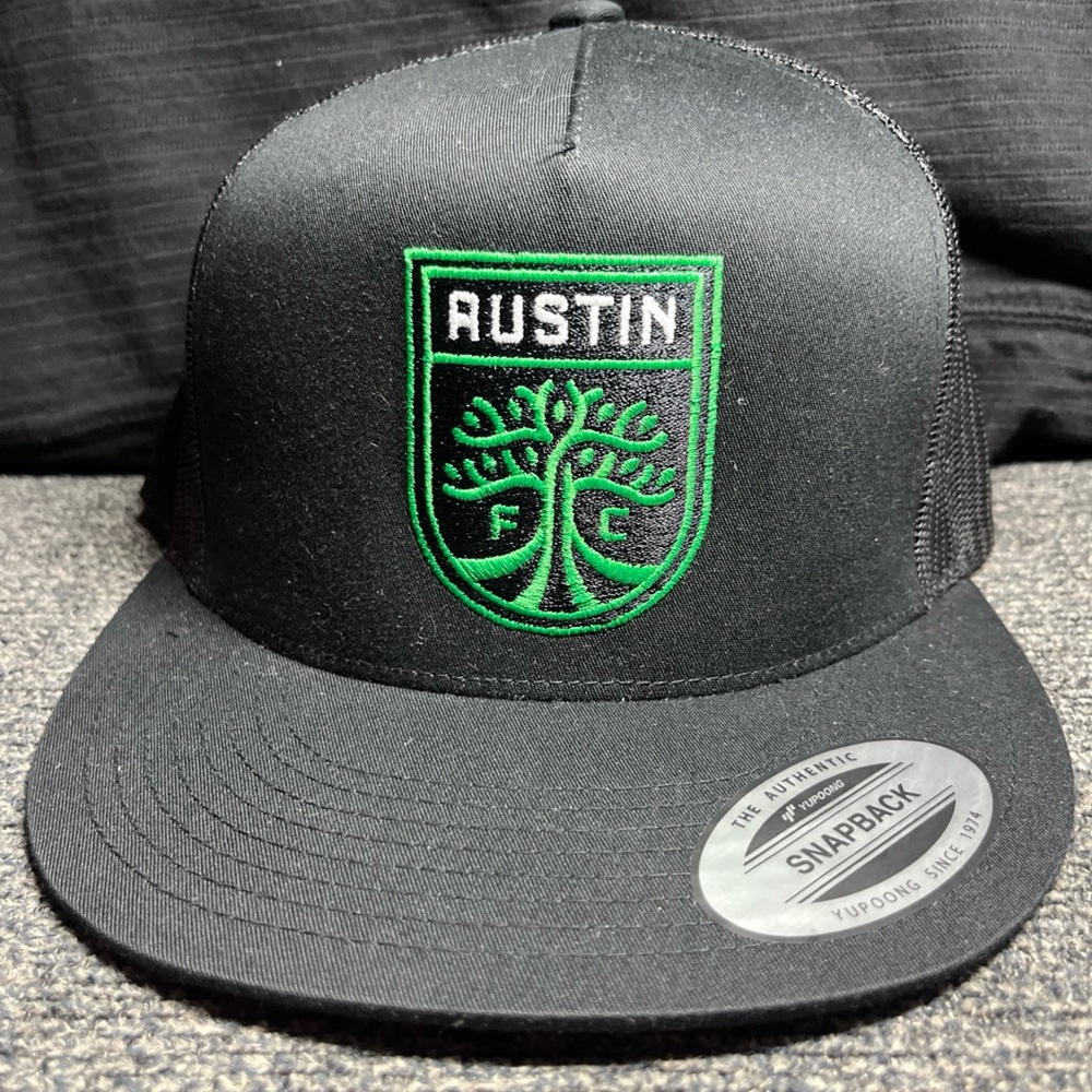The Classics Yupoong SnapBack Hat Austin Football Club Black And Green